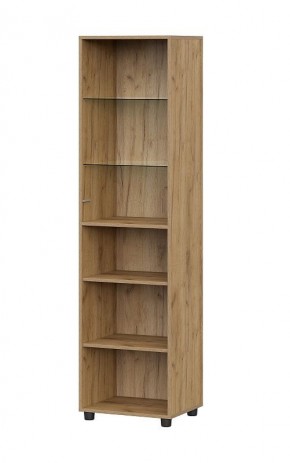 МИЛАН Гостиная (Дуб Золотой/Белый Матовый) модульная в Миассе - miass.mebel24.online | фото 23