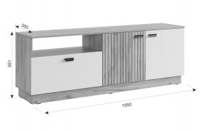 МОДИ К1 Гостиная (белое дерево) в Миассе - miass.mebel24.online | фото 4
