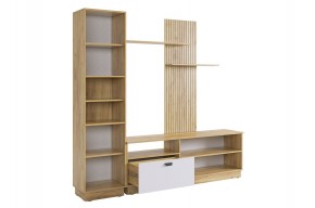 МОДИ К1 Гостиная (белое дерево) в Миассе - miass.mebel24.online | фото 7