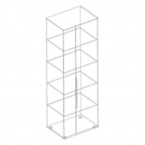 МОНИКА Шкаф 2-ств c полками в Миассе - miass.mebel24.online | фото 2