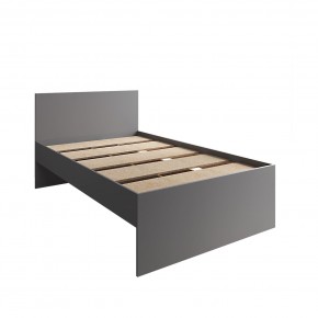 МОРИ КРМЯ 1200.1/1 Кровать с нишей под ящики (графит) в Миассе - miass.mebel24.online | фото 1