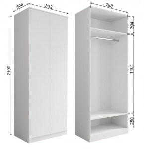 МОРИ МШ 800.1 Шкаф (графит) в Миассе - miass.mebel24.online | фото 2