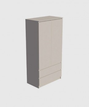 МОРИ МШ 900.1 Шкаф с 2-мя дв. и 2-мя ящ. (Сатин) в Миассе - miass.mebel24.online | фото 2