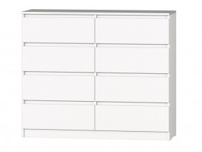 МС "Хилтон" Комод №3 1200 (8 ящ.) белый текстурный в Миассе - miass.mebel24.online | фото 2