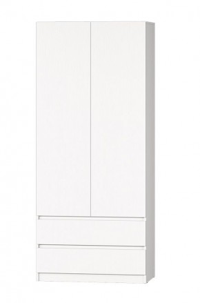 МС "Хилтон" Шкаф №3 900 (Белый текстурный) в Миассе - miass.mebel24.online | фото 2