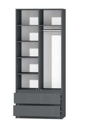 МС "Хилтон" Шкаф №3 900 (Графит) в Миассе - miass.mebel24.online | фото 3