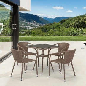 Набор уличный T282BNT/Y137C-W56 Light Brown 4Pcs в Миассе - miass.mebel24.online | фото 2