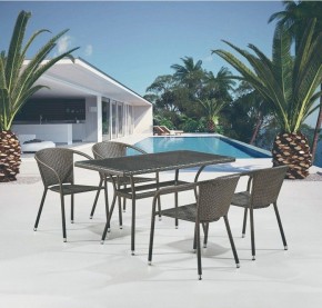 Набор уличный T286A/Y137C-W53 Brown 4Pcs в Миассе - miass.mebel24.online | фото 2