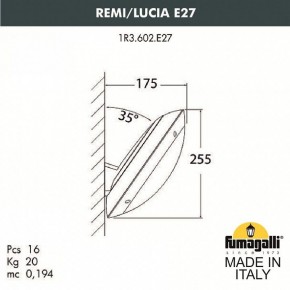 Накладной светильник Fumagalli Lucia 1R3.602.000.LYE27 в Миассе - miass.mebel24.online | фото 2