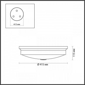 Накладной светильник Odeon Light Marsei 4824/4C в Миассе - miass.mebel24.online | фото 4