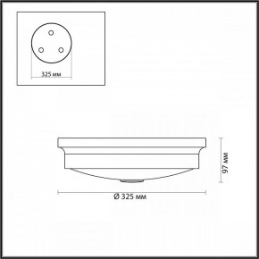 Накладной светильник Odeon Light Marsei 4825/3C в Миассе - miass.mebel24.online | фото 4