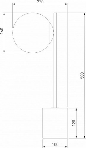 Настольная лампа декоративная Eurosvet Marbella 01157/1 латунь в Миассе - miass.mebel24.online | фото 3