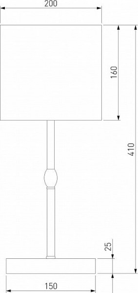 Настольная лампа декоративная Eurosvet Notturno 01162/1 латунь в Миассе - miass.mebel24.online | фото 2