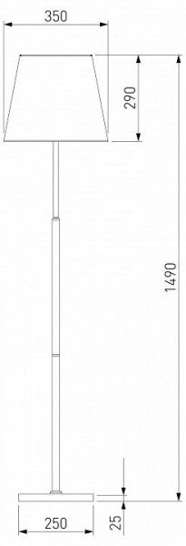 Настольная лампа декоративная Eurosvet Ozark 01156/1 латунь в Миассе - miass.mebel24.online | фото 2