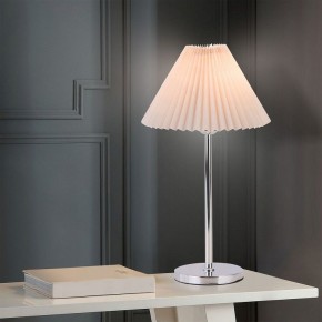 Настольная лампа декоративная Eurosvet Peony 01132/1 хром/серый в Миассе - miass.mebel24.online | фото 3