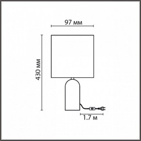 Настольная лампа декоративная Lumion Akivi 8146/1Т в Миассе - miass.mebel24.online | фото 5