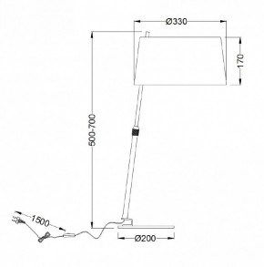Настольная лампа декоративная Maytoni Bergamo MOD613TL-01B в Миассе - miass.mebel24.online | фото 9