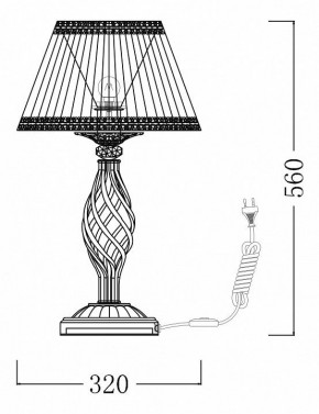 Настольная лампа декоративная Maytoni Grace ARM247-00-G в Миассе - miass.mebel24.online | фото 7