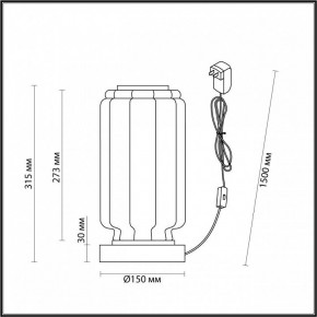 Настольная лампа декоративная Odeon Light Jam 5409/10TL в Миассе - miass.mebel24.online | фото 4