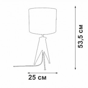 Настольная лампа декоративная Vitaluce V28340 V28340-1/1L в Миассе - miass.mebel24.online | фото 2