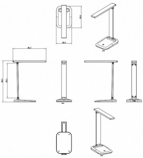 Настольная лампа офисная Arte Lamp London A5124LT-1BK в Миассе - miass.mebel24.online | фото 2