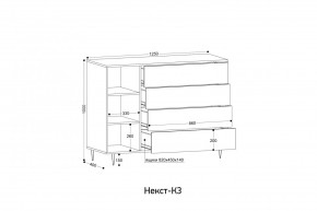 НЕКСТ - К3 Комод в Миассе - miass.mebel24.online | фото 2