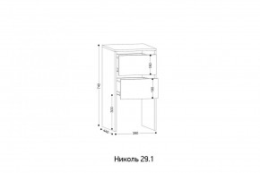 НИКОЛЬ 25 Шкаф 5-ти створчатый в Миассе - miass.mebel24.online | фото 7