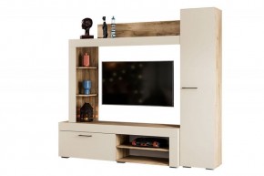 НИКОЛЬ Гостиная (Дуб крафт серый/софт айвори) в Миассе - miass.mebel24.online | фото
