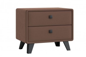 НИКОЛЬ Тумба широкая 2 ящика (шоколад) в Миассе - miass.mebel24.online | фото