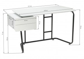 Офисная мебель Desk white / black в Миассе - miass.mebel24.online | фото 2