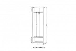 ОЛЬГА-ЛОФТ 3 Шкаф 2-х створчатый в Миассе - miass.mebel24.online | фото 2