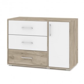 ОЛИВИЯ О63 Комод (дуб серый/белый) в Миассе - miass.mebel24.online | фото