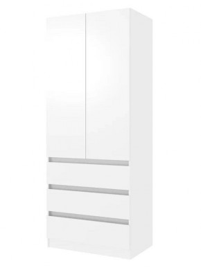 ПАРУС Шкаф 2-х ств. 800 (белый) в Миассе - miass.mebel24.online | фото