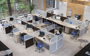 Перегородка офисная RAND RP160SG60 в Миассе - miass.mebel24.online | фото 2