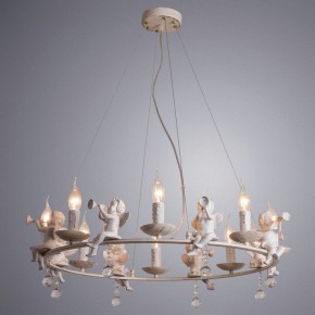 Подвесная люстра Arte Lamp Amur A1133SP-8WG в Миассе - miass.mebel24.online | фото 3