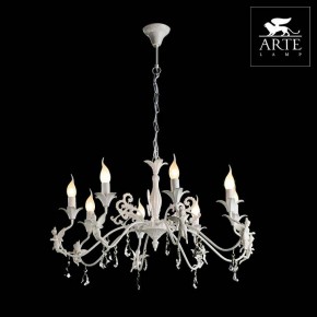 Подвесная люстра Arte Lamp Angelina A5349LM-8WH в Миассе - miass.mebel24.online | фото 2