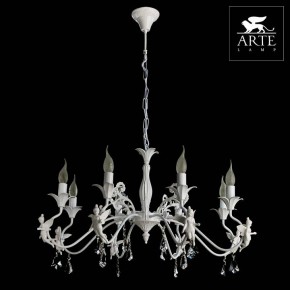 Подвесная люстра Arte Lamp Angelina A5349LM-8WH в Миассе - miass.mebel24.online | фото 4