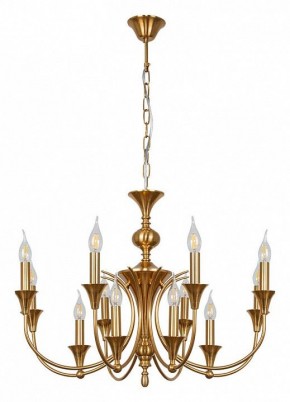 Подвесная люстра Arte Lamp Collinetta A4094LM-12PB в Миассе - miass.mebel24.online | фото 2