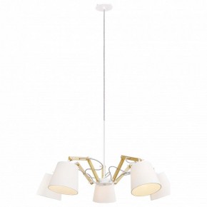 Подвесная люстра Arte Lamp Pinocchio A5700LM-5WH в Миассе - miass.mebel24.online | фото 2