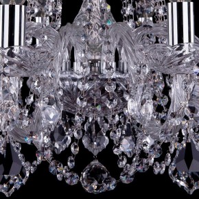 Подвесная люстра Bohemia Ivele Crystal 1402 1402/10/240/Ni/Leafs в Миассе - miass.mebel24.online | фото 3