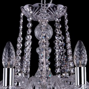 Подвесная люстра Bohemia Ivele Crystal 1402 1402/10/240/Ni/Leafs в Миассе - miass.mebel24.online | фото 4