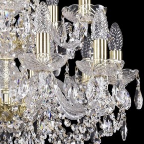 Подвесная люстра Bohemia Ivele Crystal 1402 1402/10+5/195/2d/G в Миассе - miass.mebel24.online | фото 2