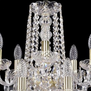 Подвесная люстра Bohemia Ivele Crystal 1402 1402/10+5/195/2d/G в Миассе - miass.mebel24.online | фото 4