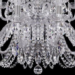 Подвесная люстра Bohemia Ivele Crystal 1402 1402/12+6/300/2d/Ni в Миассе - miass.mebel24.online | фото 3