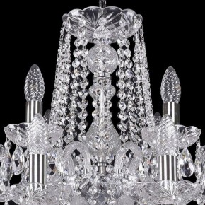 Подвесная люстра Bohemia Ivele Crystal 1402 1402/12+6/300/2d/Ni в Миассе - miass.mebel24.online | фото 4