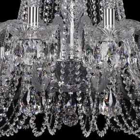 Подвесная люстра Bohemia Ivele Crystal 1402 1402/18/400/Ni в Миассе - miass.mebel24.online | фото 3