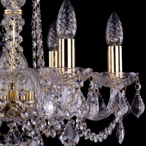 Подвесная люстра Bohemia Ivele Crystal 1402 1402/6/160/G/Leafs в Миассе - miass.mebel24.online | фото 2