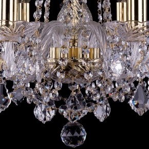 Подвесная люстра Bohemia Ivele Crystal 1402 1402/6/160/G/Leafs в Миассе - miass.mebel24.online | фото 3