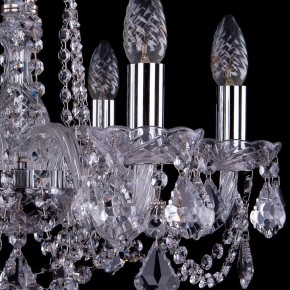Подвесная люстра Bohemia Ivele Crystal 1402 1402/6/160/Ni/Leafs в Миассе - miass.mebel24.online | фото 2