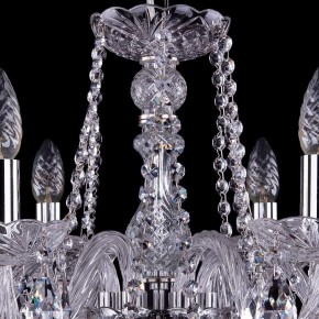Подвесная люстра Bohemia Ivele Crystal 1402 1402/6/195/Ni в Миассе - miass.mebel24.online | фото 5